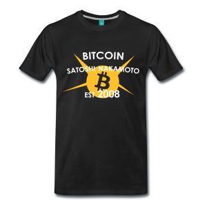 T-Shirt – Bitcoin Satoshi Nakamoto Est 2008 (L)