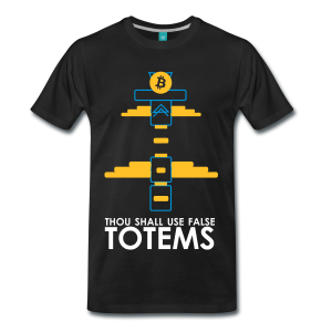 T-Shirt – Thou Shall Use False Totems (L)