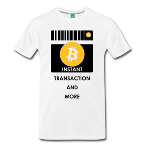 T-Shirt – Instant Transaction And More (L) White