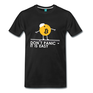 T-Shirt – Don't Panic - It Is Easy (L)