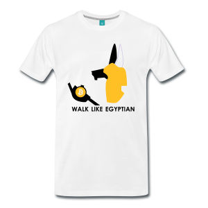 T-Shirt – Walk Like Egyptian (L) White
