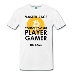 T-Shirt – Player Gamer (L) White
