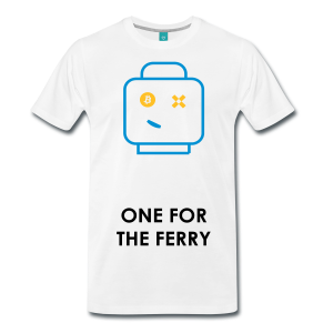 T-Shirt – One For the Ferry (L) White