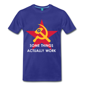 T-Shirt – Some Things Actually Work (L) Blue