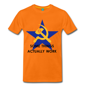 T-Shirt – Some Things Actually Work (L) Orange