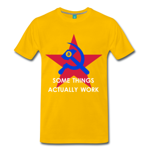 T-Shirt – Some Things Actually Work (L) Yellow