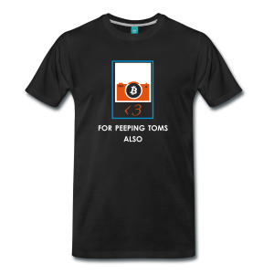 T-Shirt – For Peeping Toms Also (L)