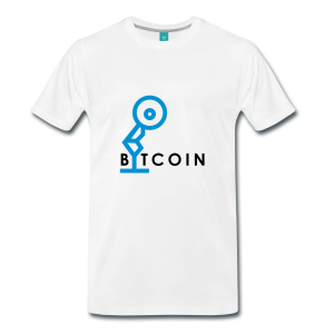 T-Shirt – Bitcoin (L) White