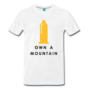 T-Shirt – Own A Mountain (L) White