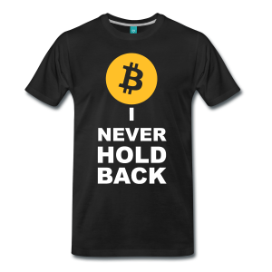 T-Shirt – Never Hold Back (L)