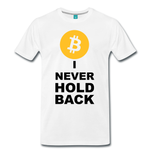 T-Shirt – I Never Hold Back (L) White