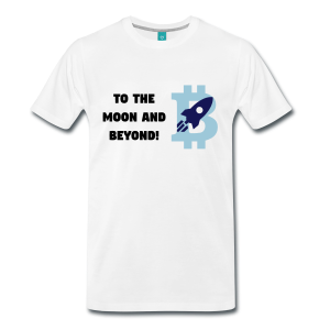 T-Shirt – To The Moon And Beyond! (L) White